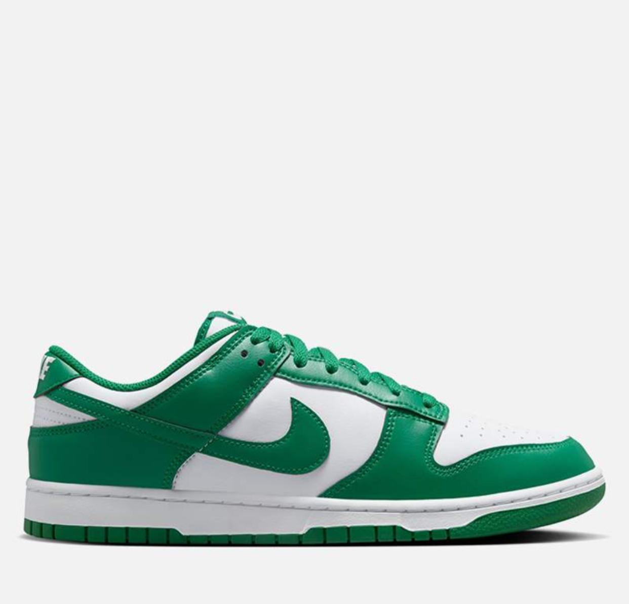 Nike Men's Dunk Low White/Green Sneaker